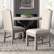 Kitchen & dining room furniture. Greyleigh Devers Upholstered Side Chair In Cream Reviews Wayfair