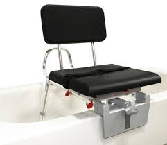 Snap N Save Tub Mount Sliding Transfer Bench With Padded Swivel Seat Bath Safety Bench For Small Bathrooms