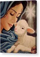 Mary Had a Little Lamb Portable Battery Charger by Angela Brunson