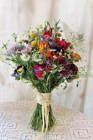 So here we have some of our favorite novelty the technique for making a wildflower bouquet is very simple and flexible. Wild Flowers Wedding Bouquet Flower Bouquet Wedding Wildflower Bouquet Wildflower Bridal Bouquets