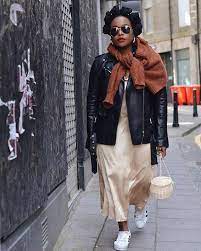 15 Chic Ways You Can Wear A Slip Dress For Fall Fall Weekend Outfits Degree Outfit Leather Jacket Style