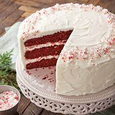 Paula deen christmas recipes : Red Velvet Cake With Peppermint Buttercream Paula Deen Magazine Recipe Red Velvet Cake Peppermint Cake Southern Desserts