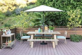 Outdoor Antigua Teak Dining Table W Umbrella Hole Outdoor Patio Furniture Sets Patio Patio Furniture Sets