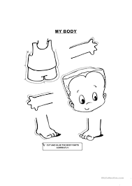 So, here we go, print out these cool worksheets and learn to recognize different human body parts. My Body English Esl Worksheets For Distance Learning And Physical Classrooms