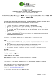La lettre de motivation est un outil important pour toute candidature, ne la négligez pas. Association Elan Argonnais On Twitter L Association Elanargonnais Recrute Pour Ses Foyers D Hebergement Situes A Saintemenehould 1 Aide Medicopsychologique Amp Accompagnant Educatif Et Social Aes H F En Cdi Temps Plein Emploi