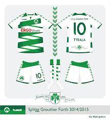 El greuther fürth se une al vfl bochum en los estrenos de la segunda división alemana y ha presentado, un año más de la mano de la marca danesa hummel, su nuevo uniforme de local para la. Spvgg Greuther Furth Home Kit By Hummel 2014 2015