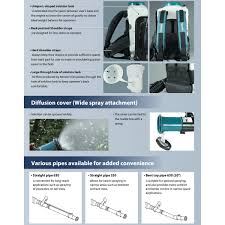 Suitable for mosquitoes carrying zika and ticks. Makita Pm7650h Petrol Mist Blower 75 6cc 14100l Min 0 85m S 14kg