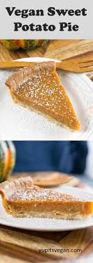 Vegan Sweet Potato Pie A Classic Sweet Potato Pie That S Also Dairy Free And Egg Free Also Gluten Vegan Sweet Potato Pie Sweet Potato Pie Vegan Sweet Potato