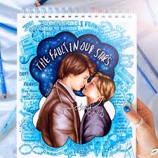 The Fault In Our Stars Full Movie Free Download Colour Me Creative The Fault In Our Stars Kristina Webb Kristina Webb Drawings