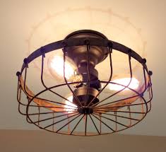 Install the correct size light bulb in the fixture's. Rustic Flush Mount Cage Ceiling Light Industrial Light Fixtures Farmhouse Light Fixtures Industrial Ceiling Lights