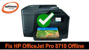 The black print resolution of hp officejet 8710 is 1200 dots per inch (dpi) pigment black. Solved How To Fix Hp Officejet Pro 8710 Printer Offline Error