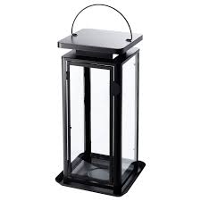 Sinnesro Grey Lantern F Block Candle In Outdoor Ikea Binnen Buiten Kaarshouder Ikea