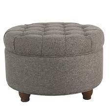 Pricing, promotions and availability may vary by location and at target.com. Dark Gray Tufted Round Storage Ottoman Kirklands