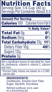 Reduced Sugar Craisins Dried Cranberries Ocean Spray