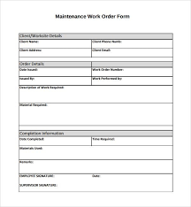 So it is a place, things or any kind of equipment that will help you in your work for a particular purpose. Maintenance Work Order Form Order Form Template Sample Resume Templates Printable Free