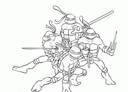 Teenage mutant ninja turtles coloring pages free printable. Ninja Turtles Pictures To Color Coloring Home