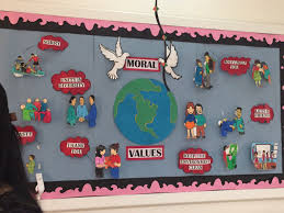 Moral Values School Board Decoration Moral Values Board Decoration