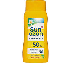 Preiswerte cremes und sprays bei rossmann entdecken und sonnige. Rossmann Sun Ozon Sonnenmilch Lsf 50 Test Testberichte De
