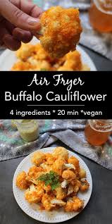 Air Fryer Buffalo Cauliflower Oven Directions Included Recipe Air Fryer Recipes Healthy Air Fryer Recipes Recipes