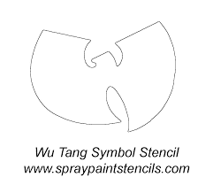 Wu Tang Symbol Stencil Gif 1200 1042 Wu Tang Tattoo Wu Tang Clan Logo Wu Tang