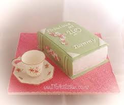 Cup Of Tea And A Good Book Tea Cup Cake Book Cakes Book Cake