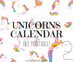 Cute Unicorn 2021 Calendar Free Printable Cute Freebies For You In 2020 Kids Calendar Free Printable Calender Free Printable Calendar