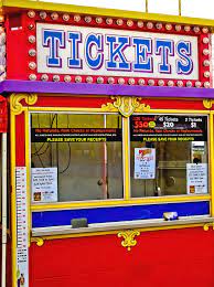 The ticket booth is basically your office in the twisted carnival. Red Carnival Ticket Booth Photograph By Eye Shutter To Think