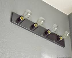 Diy Ways To Mask Awful Rental Lighting Lighting Makeover Light Fixture Makeover Bathroom Lighting