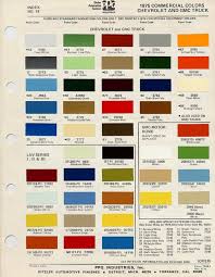 78 Prototypic 1966 Chevy Truck Color Chart