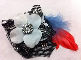 Hair Flower By Redvelvet With Accents Of Assuit Assiut Asyut Tulle Bi Telli