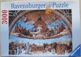 Puzzle 3000, mb, theatre du vaudeville, by jean béraud, factory selaed. 3000 Triumph Der Religion Fresko Jigsaw Wiki