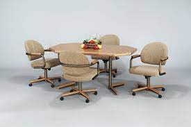 Add a stylish and functional piece of furniture to your dining space with the copley swivel dining chair with casters from project 62™. Rolling Dining Room Chairs Off 60