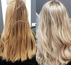 Friedman says toners that have more of a blue tint to neutralize any unwanted orange cast and purple toners to cancel out brassy yellow tones. How To Get Ash Blonde Hair From Yellow 2 Ways To Do It