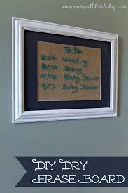 Using dry erase markers i tend to use the dry erasers on appointments that are already set and unlikely to be changed. Diy Dry Erase Board More With Less Today