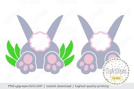Bunny Bum Svg Easter Rabbit Tail Craft Cut Files 511125 Cut Files Design Bundles