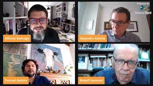 Este abogado, que prefirió ejercer como escritor y periodista, acaba de debutar en el programa. Universo Centro Pensarlaquarentena Alejandro Gaviria Facebook