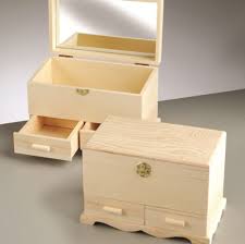 Wood Jewellery Box With Mirror Drawers Wooden Shapes For Crafts Cofre De Madera Organizador De Escritorio De Madera Cajas De Juguetes De Madera