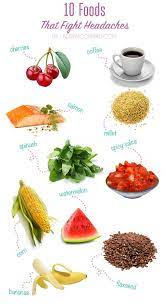 Tuesday Ten Foods That Fight Headaches Healthy Health Food Nutrition