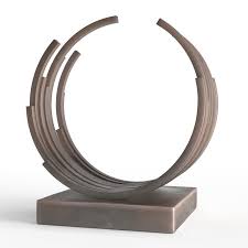 Modern Decorative Abstract Bronze Art Sculpture 05 3d Model In 2020 Bronze Sculpture Art Sculpture Art Sculpture