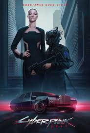 High collar coat, futuristic style, cyber clothes, cyber dress, black, black dress, black clothing, black. These Sleek Cyberpunk 2077 Posters Have Style And Substance Vg247