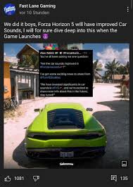 So far, there's only been 8 completely new vehicles confirmed, and no returning vehicles from horizon 1, 2, or 3. Forza Horizon 5 Will Have Improved Car Sounds Xboxone