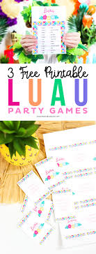 It's always fun to make it a game, right? Three Free Printable Luau Party Games Printable Crush Party Printables