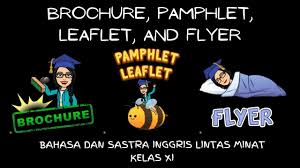 Untuk membicarakan kegemaran/hobi dan minat. Brochure Pamphlet Leaflet Flyer Bahasa Dan Sastra Inggris Lintas Minat Kelas 11 Xi Youtube