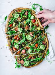 Vegan Pesto Broccoli Pizza Broccoli Pizza Vegan Pesto Vegan Pizza Recipe