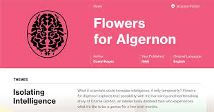 Flowers For Algernon Plot Summary Course Hero