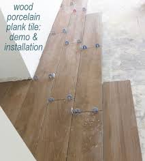 Maybe you would like to learn more about one of these? Tile Flooring Demo Installation Centsational Style Plank Tile Flooring House Flooring Flooring