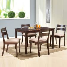 Solid round wood dining chair french style round dining room furniture dining room restaurant wood dining chairs' effective using images details about wooden chair wooden chairs these wood dining chair come with modern aesthetic appearances that can also blend well in. Buy Bahamas Wooden 1 4 Dining Set Espresso Online At Best Price In Uae Danube Home