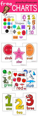 Free Printable Charts Preschool Lessons Preschool Learning School Activities