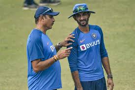 The head coach of indian national. India Vs Australia Coach Ravi Shastri Support Staff To Have 6 Day Quarantine In Dubai Before Going Down Under Mykhel