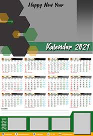 Awal pergantian tahun baru biasanya selalu di iringi dengan pergantian kalender dari tahun lama ke tahun baru. Desain Kalender Dinding 2021 Format 12 Bulan Photoshop Free Psd Tutoriduan Com